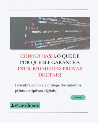 Como garantir que um print ou documento digital não foi alterado?

A resposta está no código hash. Ele funciona como uma impressão digital do arquivo: qualquer mínima modificação gera um hash completamente diferente. Isso garante a autenticidade e a integridade da prova digital, essencial em processos jurídicos.

Como consultar um hash?
No Windows e Mac, use o Prompt de Comando ou Terminal. Também é possível verificar em sites como VirusTotal e OnlineMD5.

E prints?
Além do hash, é possível verificar metadados EXIF, propriedades do arquivo e histórico de upload para confirmar a data da captura.

O hash não mostra a data em que foi gerado, mas, combinado com registros confiáveis, protege contra fraudes digitais.

Já conhecia essa tecnologia?