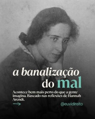A gente adora achar que o mal tá “nos outros”.
Nos corruptos, nos criminosos, nos extremos.
Mas quase nunca percebe quando ele passa pela gente quieto, disfarçado de indiferença.

Ou quando a gente mesmo propaga o mal.

Quando a gente vê uma injustiça e pensa “não é meu problema”.

Quando repete discurso pronto sem saber de onde veio.

Quando prefere brigar pra ter razão em vez de tentar entender.

Ou quando escolhe o silêncio porque “não vai mudar nada mesmo”.

O mal se banaliza assim: quando o erro é normalizado e o sofrimento do outro já não incomoda.

A gente não precisa ser cúmplice pra alimentar o mal.
Basta não fazer nada.

Vocês também sentem que tá todo mundo meio anestesiado?